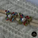 Pearl Wing Butterfly Earrings