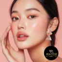 Blossom Vine Crystal Jhumka Earrings