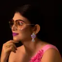 Peacock Radiance Green / Red / Purple / Yellow / Sky Blue & Silver Jhumka Earrings