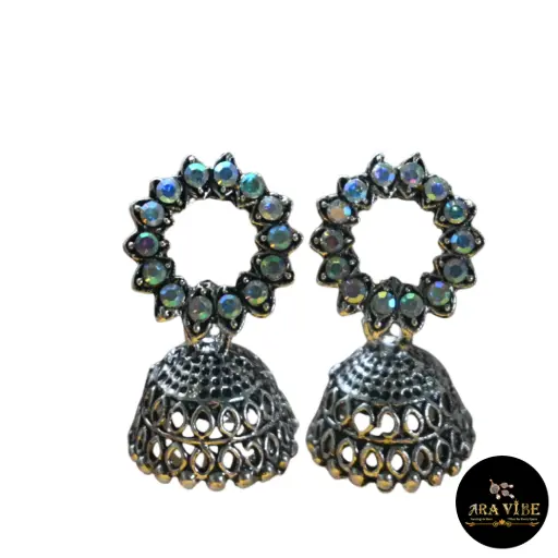 Aurora Circle Jhumki Earrings