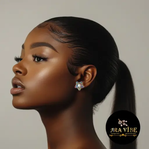 Starlight Pearl Burst Earrings